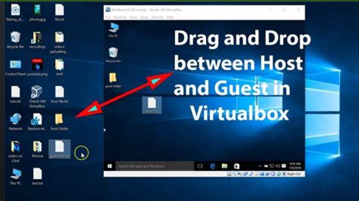 Drag and drop doesn't work between host and VirtualBox on Windows 7
