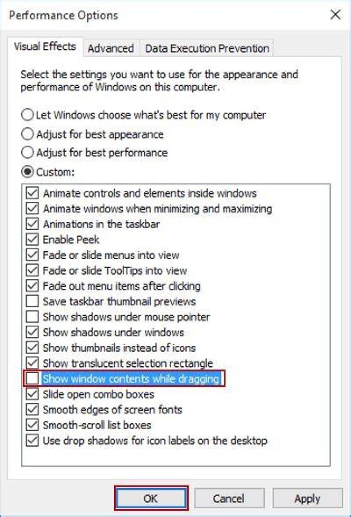 Dragging Windows 10 window anywhere