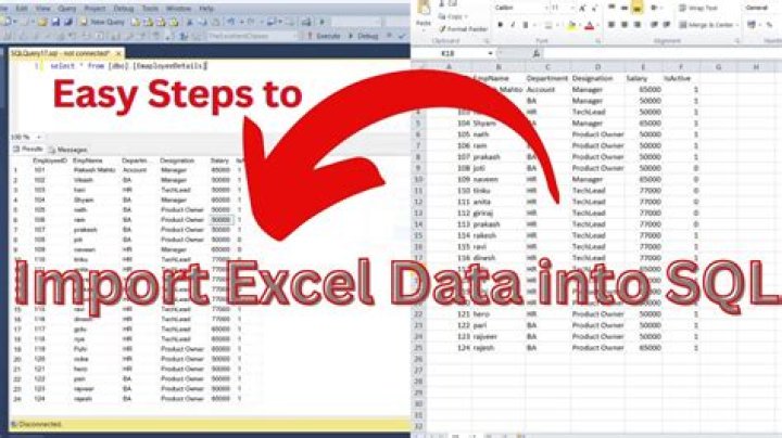 Dynamically filtering data before importing from SQL Server in Excel