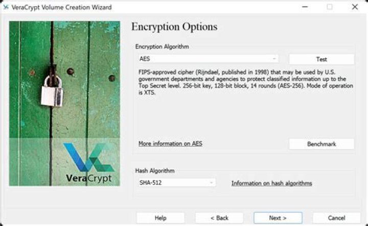 Encrypted by VeraCrypt