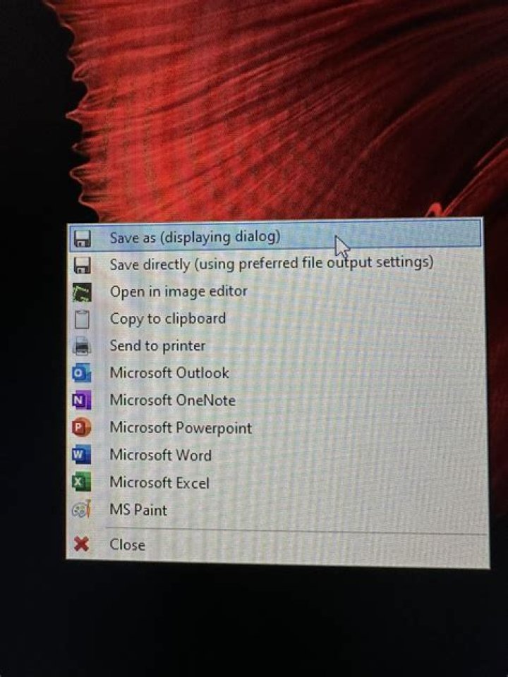 Error in Windows10 settings dialog
