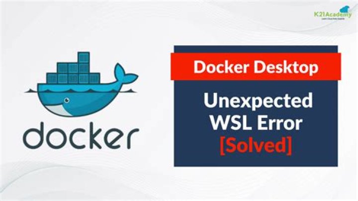 Error on Docker installation