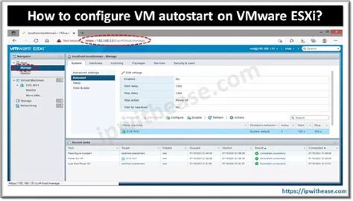 ESXi Autostart column in VM list