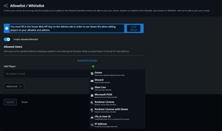 Evorim Paranoid Mode white-list Settings