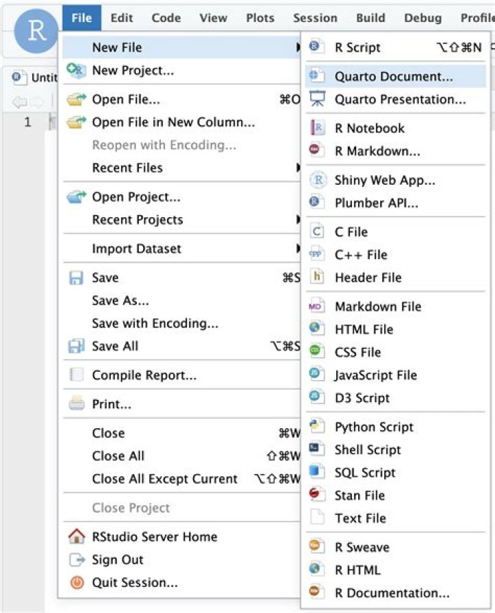 Example of New File Menu Free