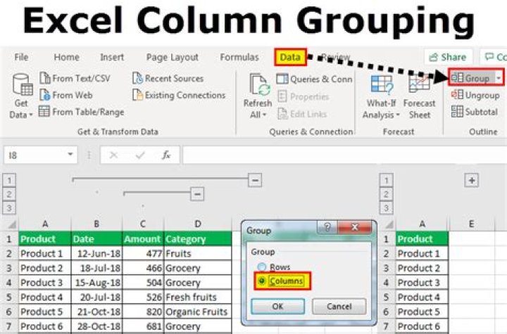 Excel macro to group rows based on a cell value