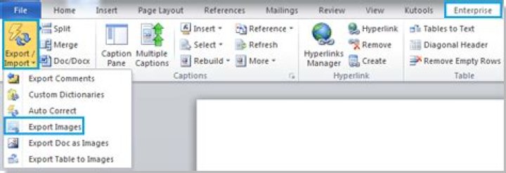 Export images dialog