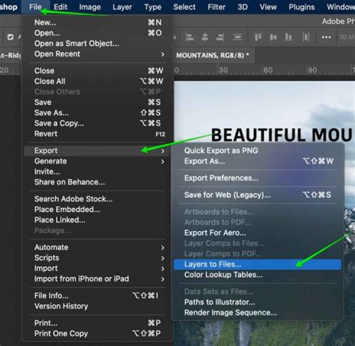 Export Layers to files