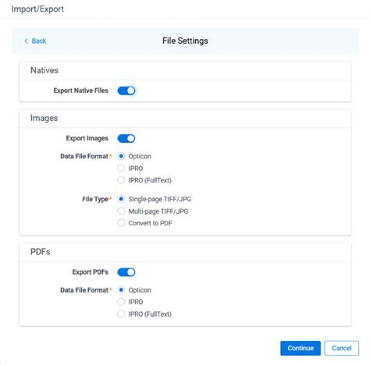 File Export