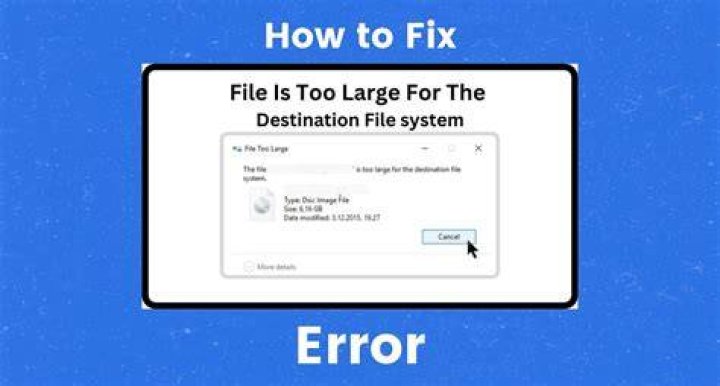 File too large for the destination file system [duplicate]