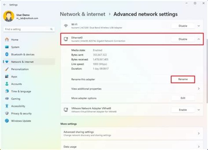 Find Network adapters and click to expand the list