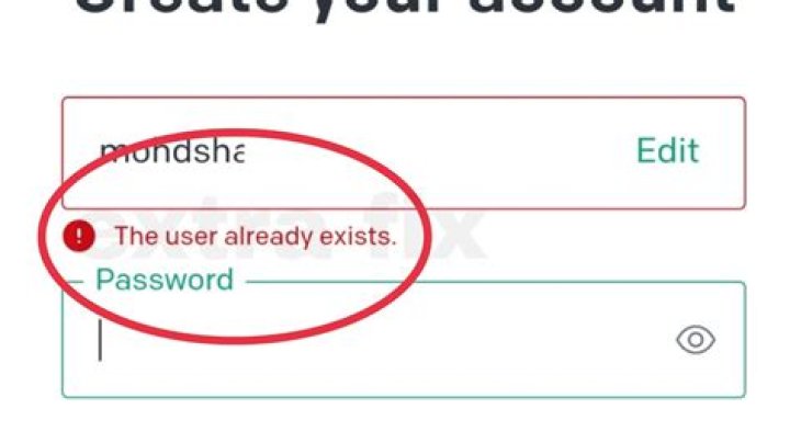 Find out if user name exists
