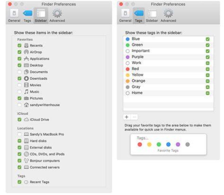 finder preferences