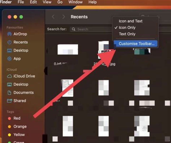 Finder Toolbar
