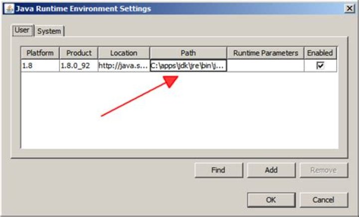 finding location java_home in Windows 10