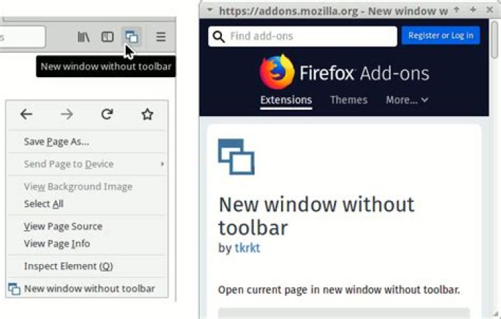Firefox hide everything except content area of the browser
