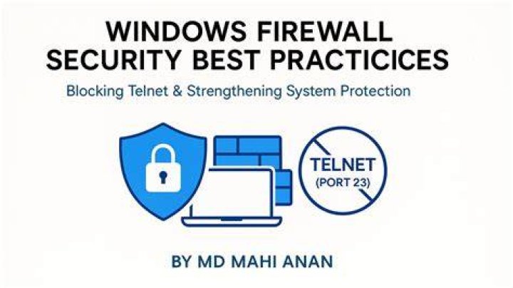 Firewall blocked port telnet 23