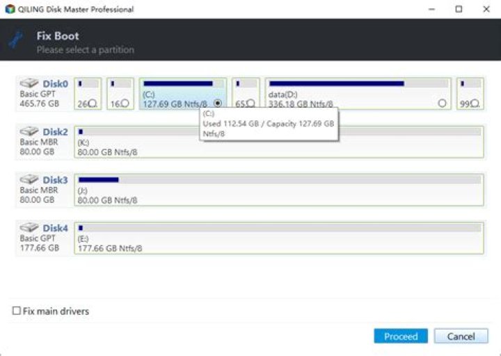 Fix boot record command.