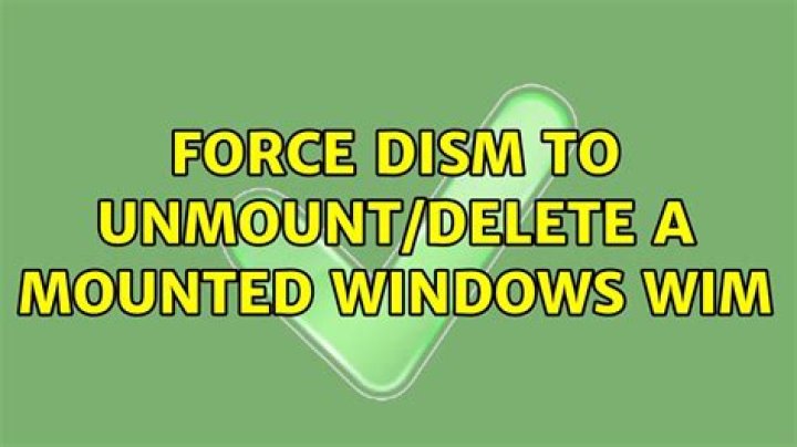 Force unmount of a device, how to?