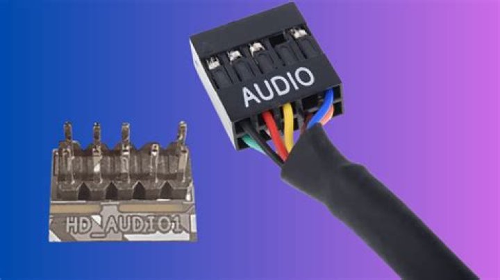 Front audio panel cable installing