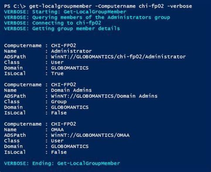 Get-LocalGroupMember generates error for Administrators group