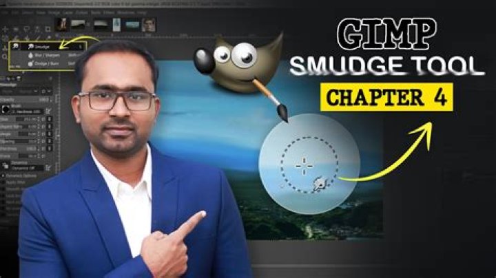 Gimp - Smudge tool