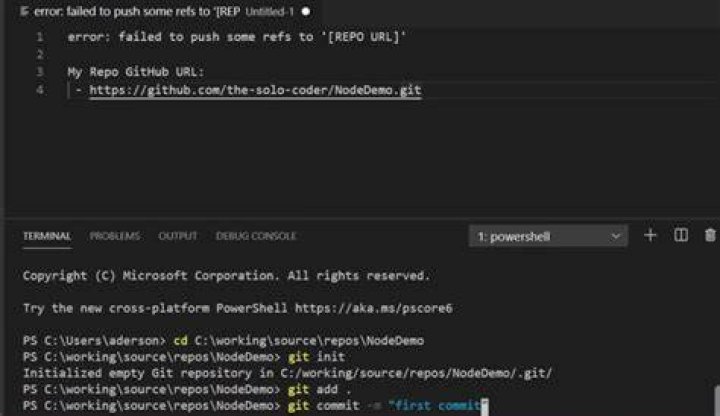 Github error: local repository cannot be resolved to branch?