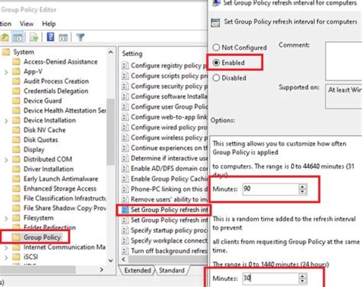 Group Policy Settings