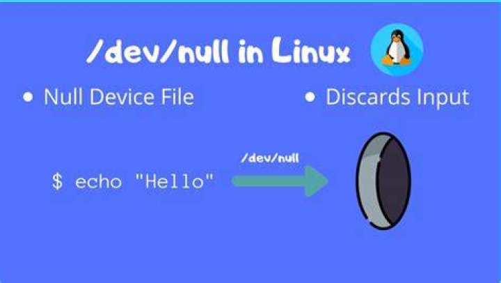 > /dev/null
