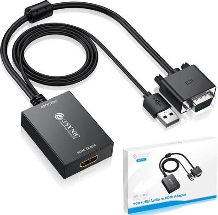 hdmi to vga cable with box