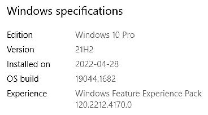 Henke Windows specifications, April 2022.