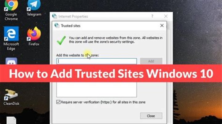 Here are the trusted sites