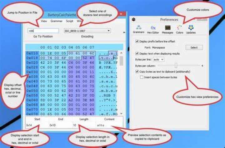 Hexinator screen shot