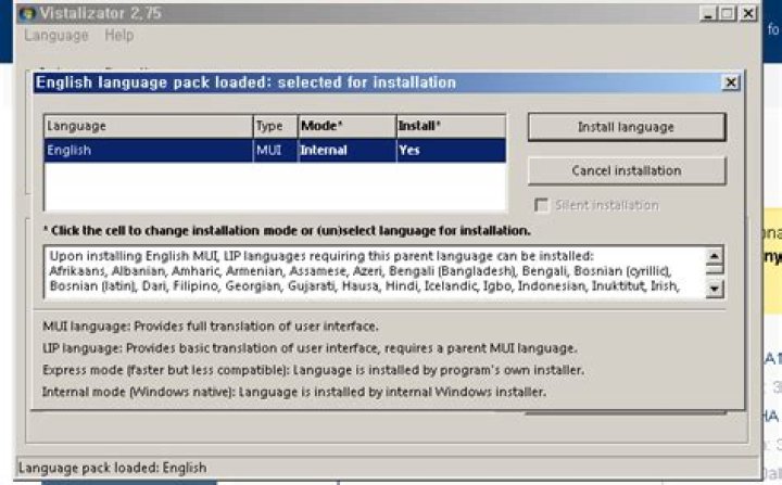 How can I change the language of Windows 7 to English?