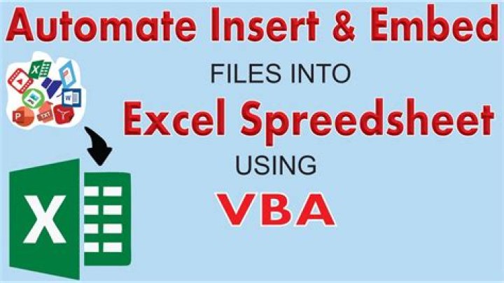 How can I embed file into an excel spreadsheet cell?