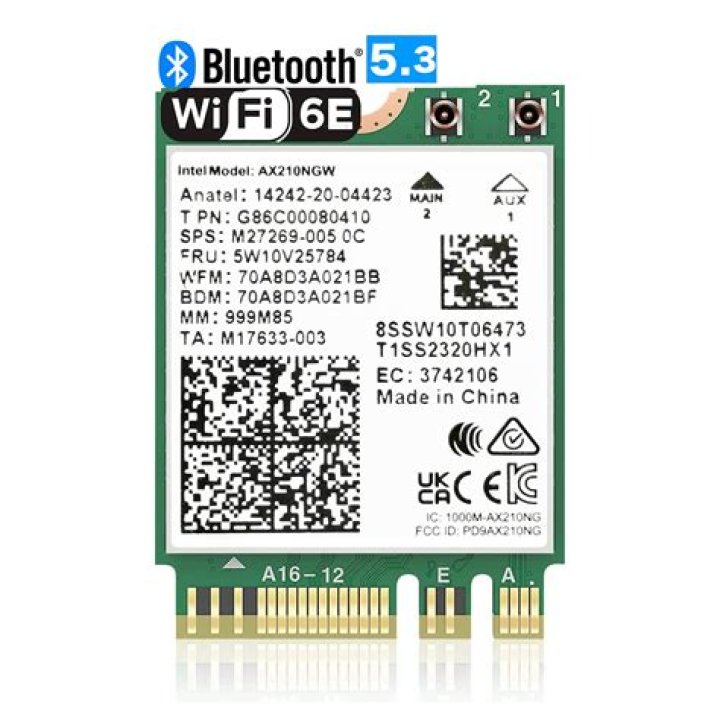 How can I find out the model of my wifi/bluetooth chip?