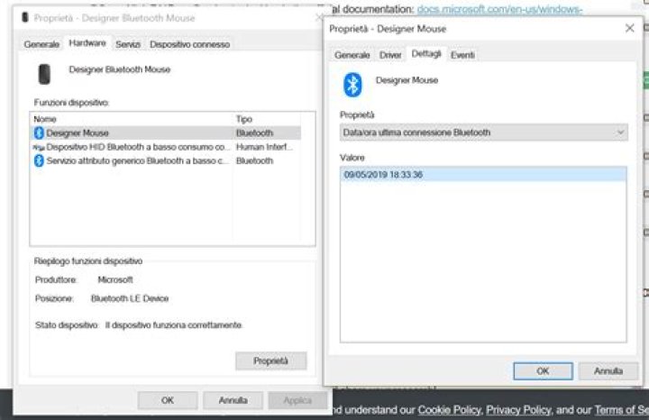 How can I see a list of recently connected bluetooth devices?