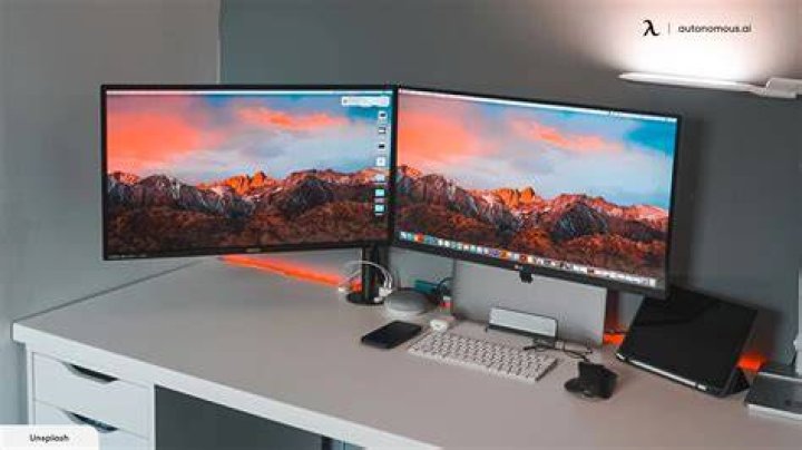How can I set up a touchscreen as the non-primary monitor in a dual monitor situation?