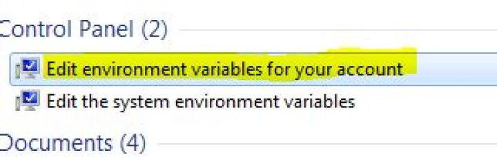 How can I set user environmental variables (such as PATH) from a non-administrator account on Windows 7