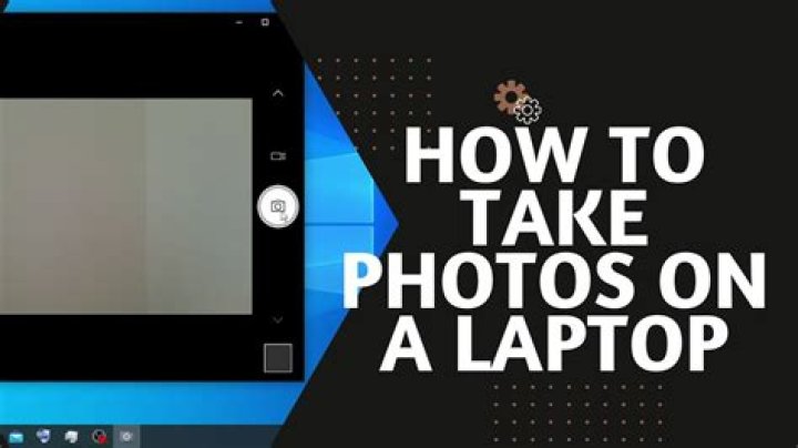 How can I take a picture with my built-in laptop camera with Windows 7?
