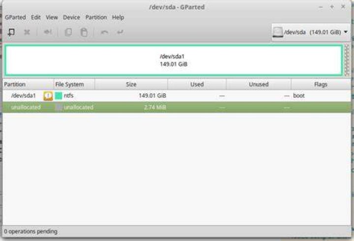 How can I undo “mark partition as active” using GParted/Linux live CD?