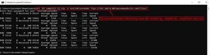 How can I upload a file using `curl` instead of the form?