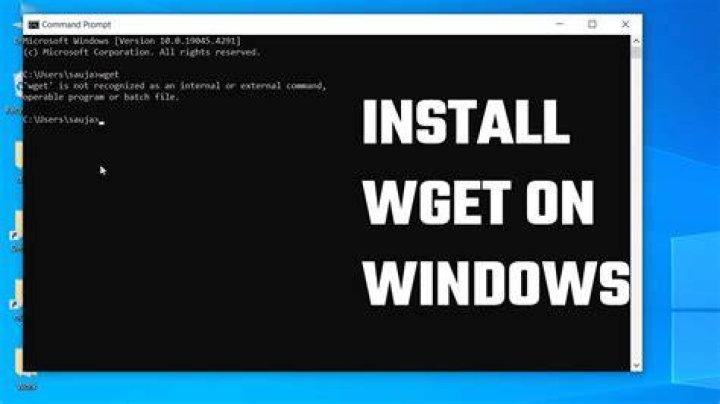How do I install Wget for Windows?