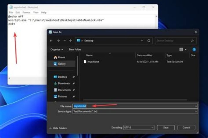 How do I make a vbs file delete other files