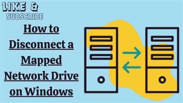 How do I unmap a disconnected network drive in Windows 7?