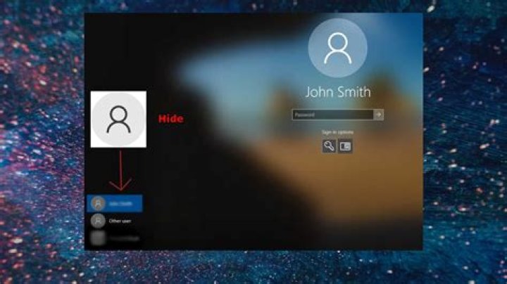 How I can hide a user from the login screen?