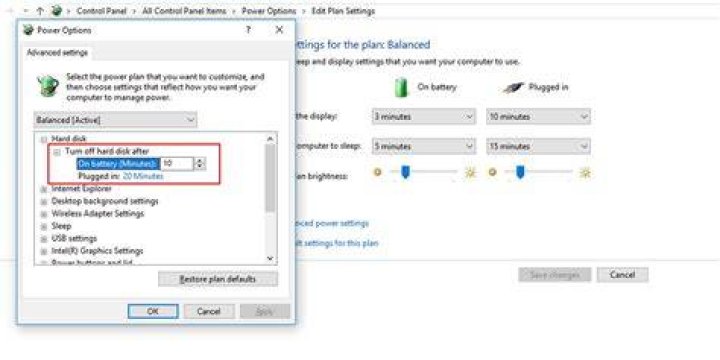 How long does a hard disk spin after power off?