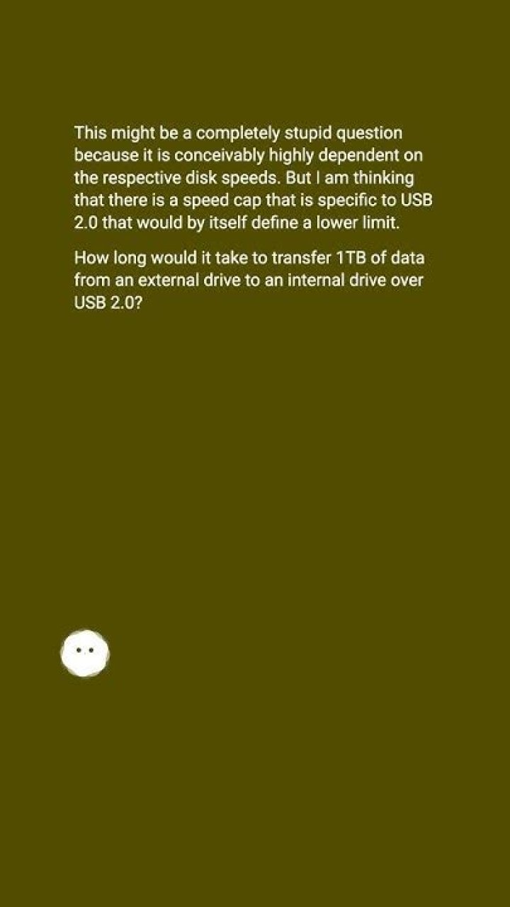 How long would it take to transfer 1TB over USB 2.0?
