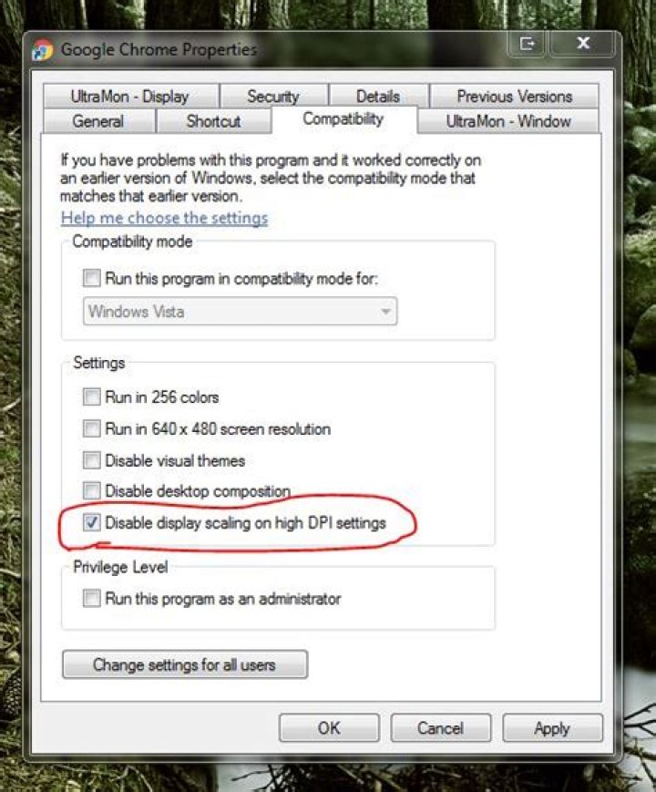How to adjust UI scaling for Chrome?