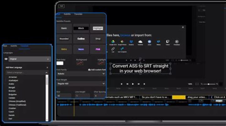 How to convert audio/video file to SRT?